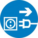 М13 Отключить штепсельную вилку 